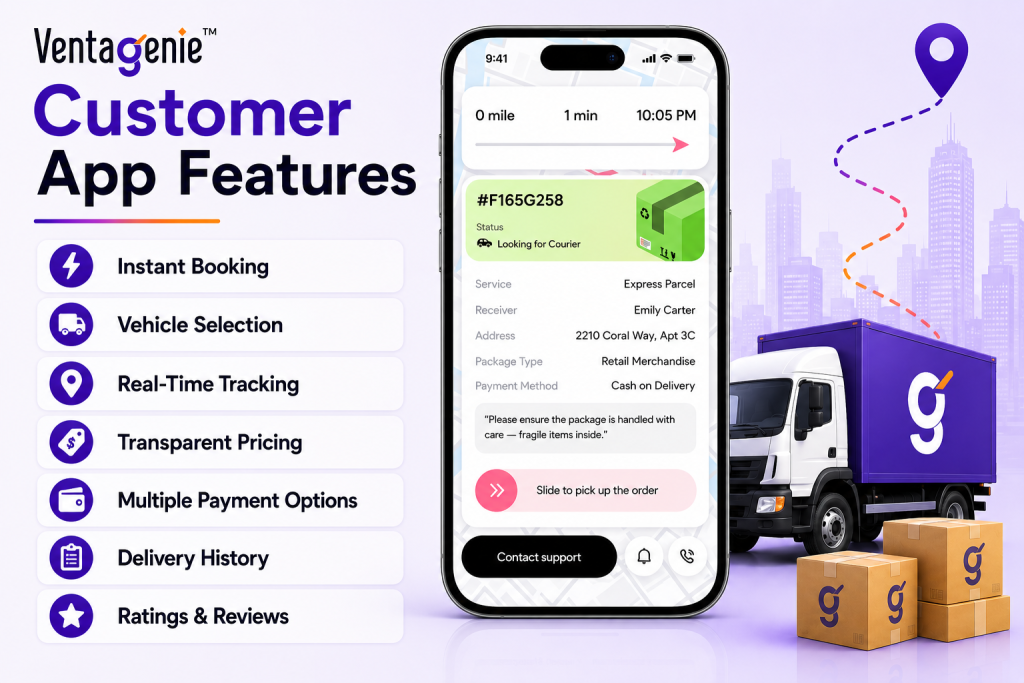 customer app features