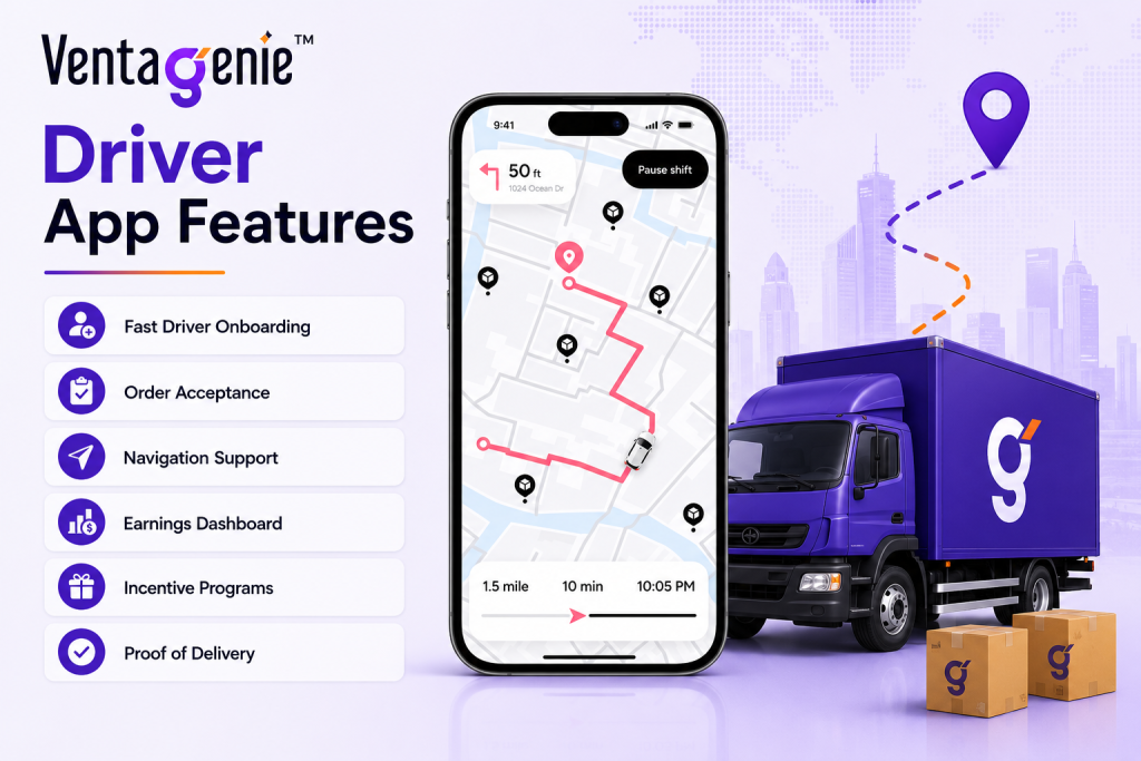 driver app features