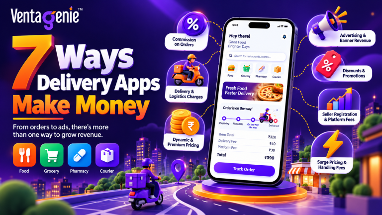 7 ways delivery apps make money through commissions, delivery fees, advertising, promotions, and pricing models.