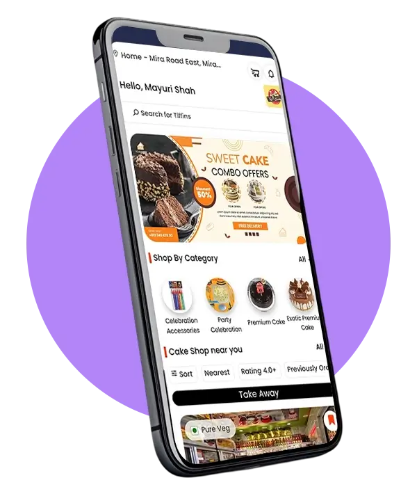 create food delivery app