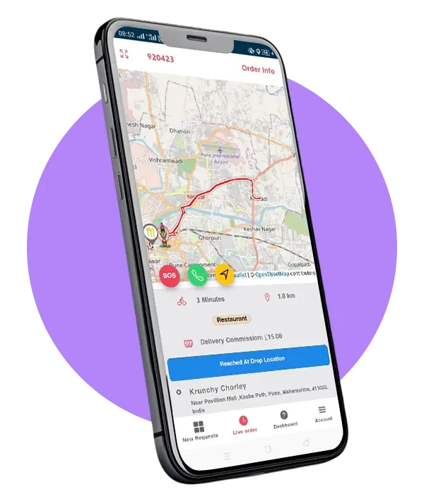 create food delivery app