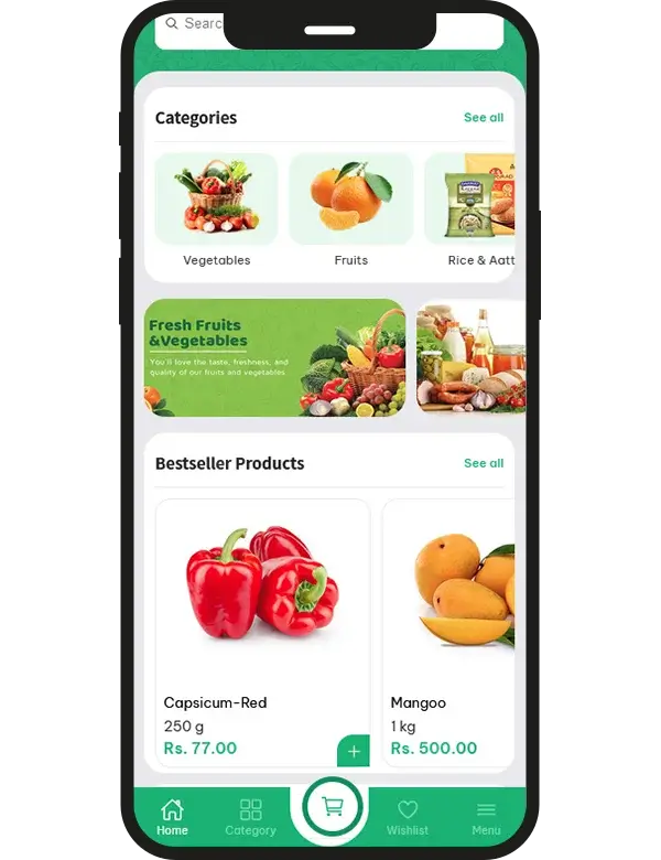 Grocery delivery app development